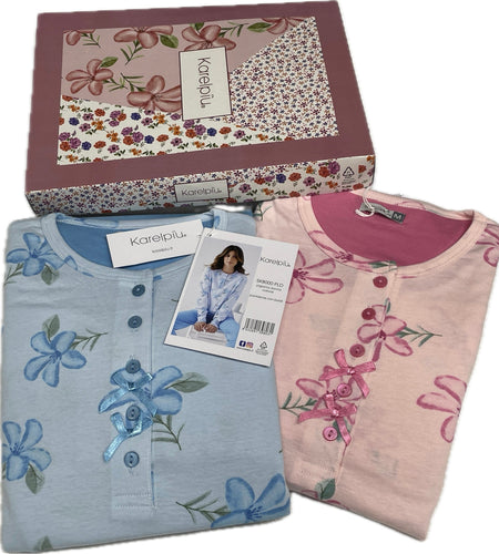 Karelpiù Pigiami da donna 100% cotone 17,50 euro M/L Magazzinieuropa