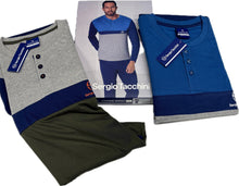 Carica l'immagine nel visualizzatore di Gallery, Kronos Pigiama di Sergio tacchini da uomo cotone Ufficiale brand collezione 2026 Magazzinieuropa