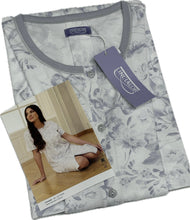 Carica l'immagine nel visualizzatore di Gallery, Linclalor Camicia da notte aperta davanti mezza manica leggera da parto ospedale clinica Magazzinieuropa