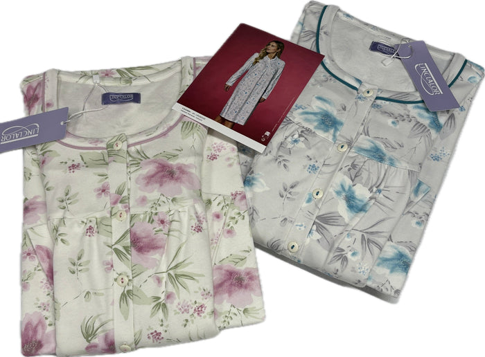 Linclalor Camicia da notte caldo cotone Linclalor con Carrè ampio 2026 Magazzinieuropa