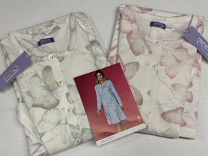 Linclalor Camicia da notte caldo cotone Linclalor farfalle giovane 2026 Magazzinieuropa