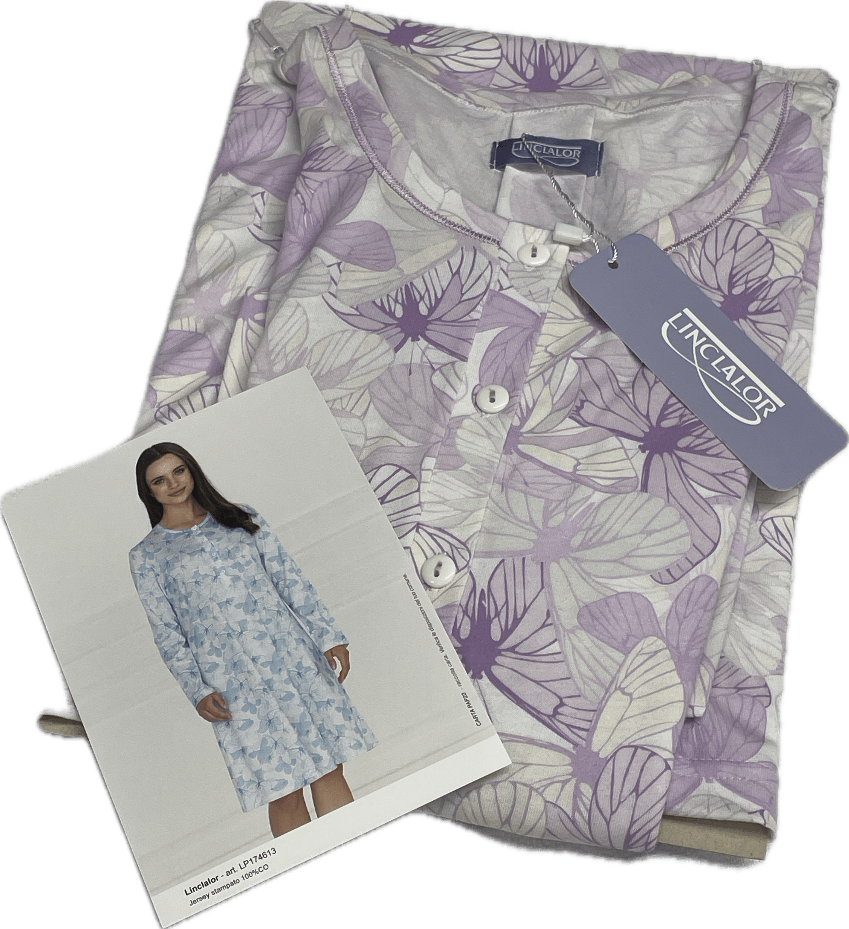 Mezza Manica Lunga Linclalor Camicie Da Notte Estive Camicia Da