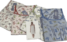 Carica l&#39;immagine nel visualizzatore di Gallery, Linclalor Camicia da notte spalla stretta Farfalle abito casa Magazzinieuropa