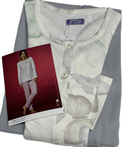 Linclalor Pigiama donna Linclalor Farfalle giovane caldo cotone inverno 2026 Magazzinieuropa