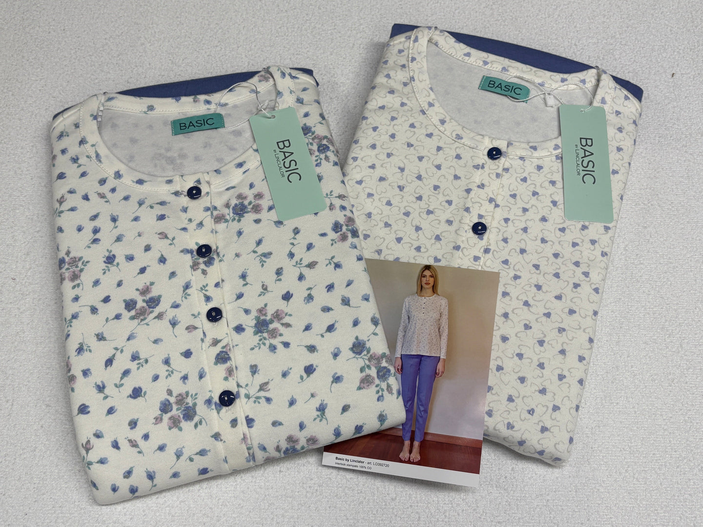 Linclalor Pigiama donna serafino caldo cotone Linclalor metà prezzo 2026 Magazzinieuropa