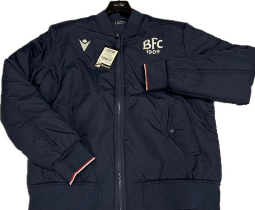 Macron BFC M25/26 ATH PADDED BOMBER Ufficiale marcon Bologna Magazzinieuropa