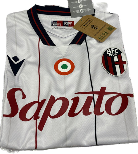 Macron BFC M25/26 AWAY SHIRT SS SR NS/NS Ufficiale BOLOGNA BFC1909 nuova 07/25 Magazzinieuropa