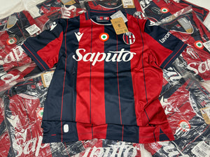 Macron BFC M25/26 HOME SHIRT SS SR NS/NS Ufficiale BOLOGNA BFC1909 nuova 07/25 Magazzinieuropa