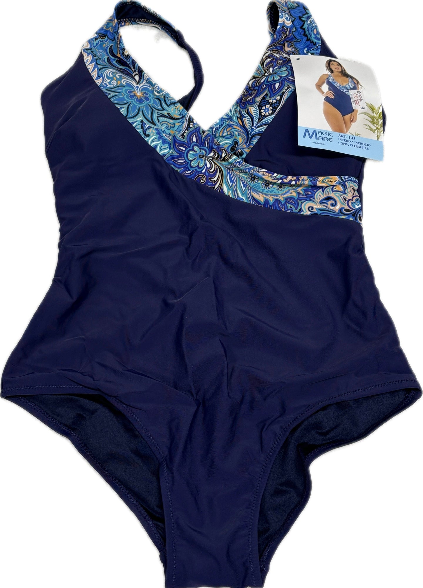 Magic Mare Costume donna Intero Blu Calibrato misure morbide Magazzinieuropa