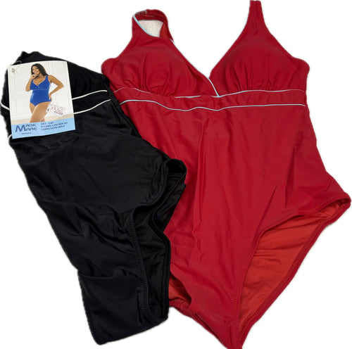Magic Mare Costumi donna Magic Mare Blu e Rosso t.unita Magazzinieuropa