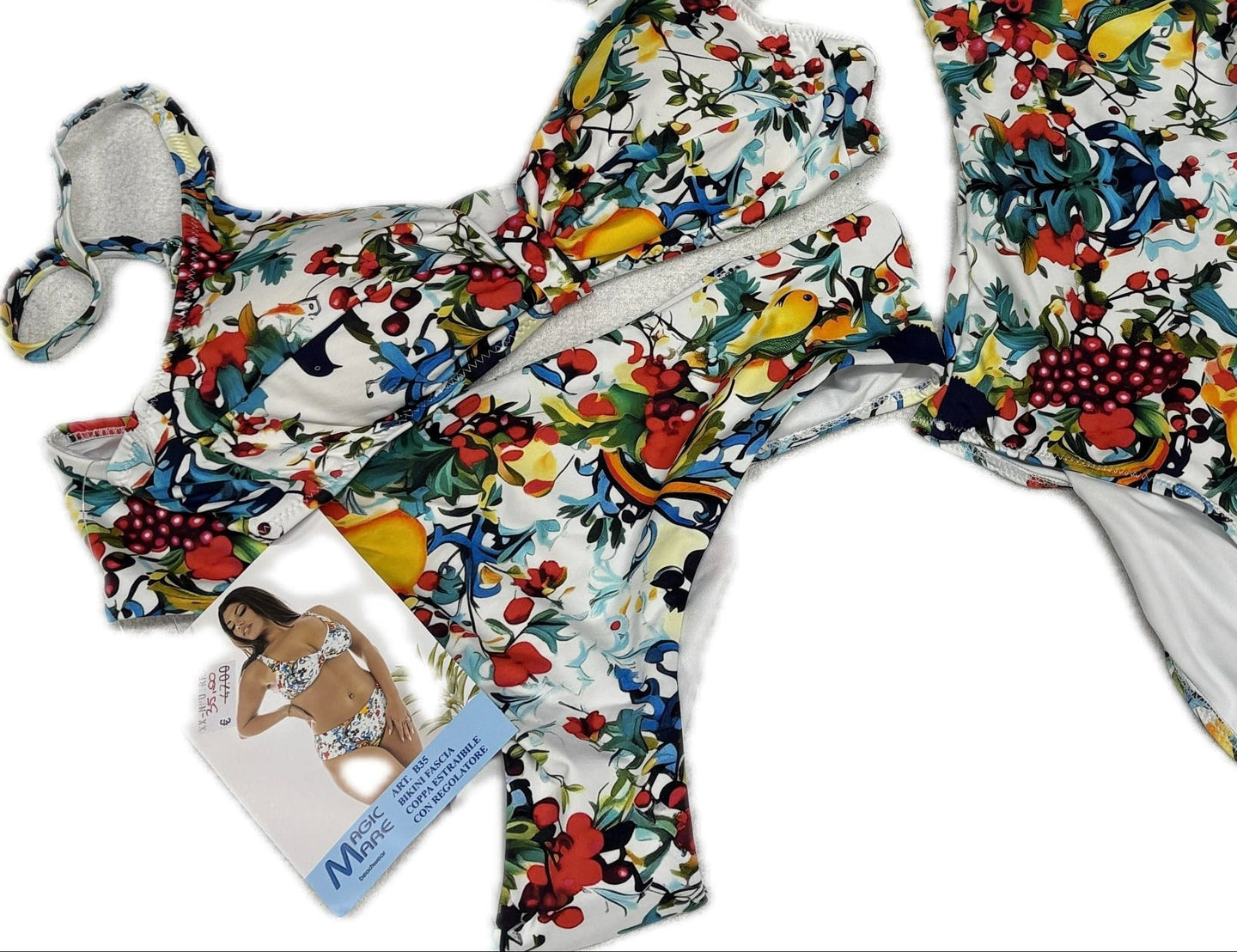 Magic Mare Costumi due pazzi alti comodi donna Italiano Sorrento Magazzinieuropa