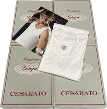 Carica l'immagine nel visualizzatore di Gallery, Maglificio Mare Canotta uomo intima filo di scozia cotone spalla larga doppio ritiro Made in Italy massima qualità top Magazzinieuropa