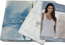 Carica l'immagine nel visualizzatore di Gallery, Maglificio Mare Filo di Scozia intimo donna canotta spalla larga Made in Itlay Magazzinieuropa