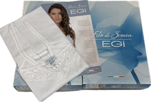 Carica l'immagine nel visualizzatore di Gallery, Maglificio Mare Filo di Scozia intimo donna canotta spalla stretta pizzo Made in Itlay Magazzinieuropa