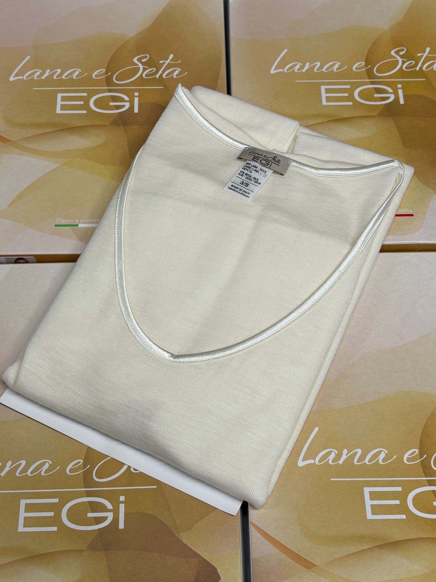 Maglificio Mare Maglia di lana 85% e seta donna  manica lunga italiana 2026 Magazzinieuropa