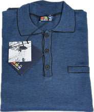 Carica l'immagine nel visualizzatore di Gallery, Maglificio Mare Polo taschino uomo cotone Re del Mare made in Italy elegante fine Magazzinieuropa