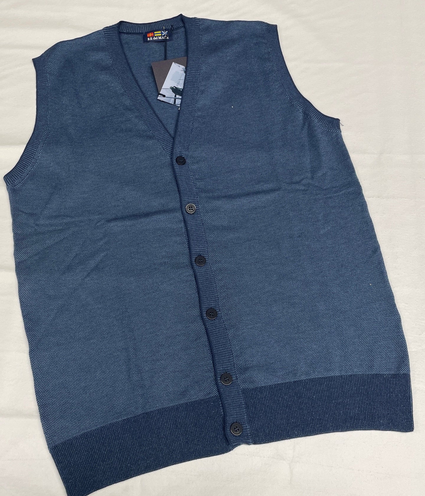 Maglificio Rodes srl Gilet apeto con bottoni Re de Mare aviazione Magazzinieuropa