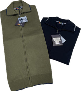 Maglificio Rodes srl Maglia a giacca full zip Re del mare manica lunga Magazzinieuropa