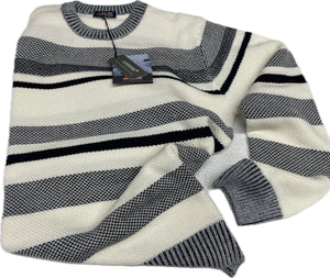 Maglificio Rodes srl Maglione girocollo uomo di lana Re del mare Magazzinieuropa