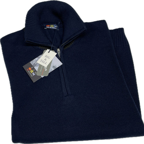 Maglificio Rodes srl Maglione Lana mezza zip uomo Re del mare made in Italy Calibrata Magazzinieuropa