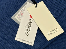 Carica l'immagine nel visualizzatore di Gallery, Maglificio Rodes srl Maglione Pura Lana 100% mezza zip uomo Re del mare made in Italy Magazzinieuropa