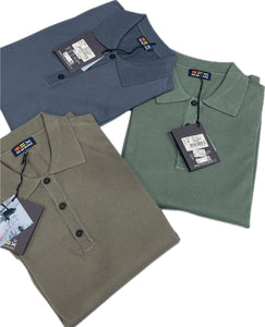 Maglificio Rodes srl Polo in cotone Re del mare 100% manica lunga Magazzinieuropa