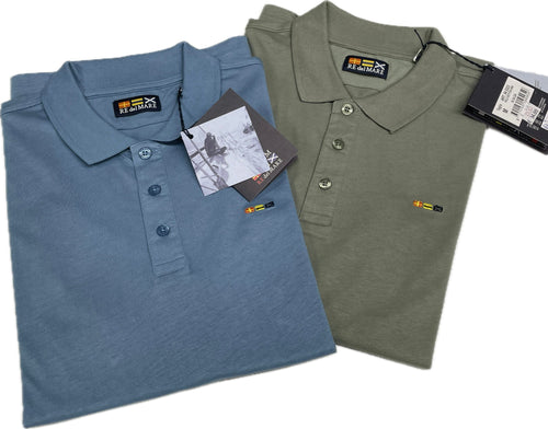 Maglificio Rodes srl Polo mezza manica da uomo serafino 100% cotone Re del Mare Magazzinieuropa