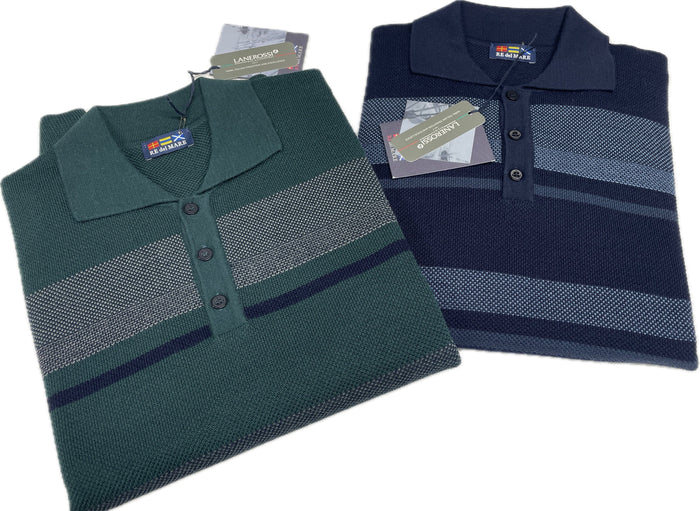 Maglificio Rodes srl Polo uomo di lana Re del mare made in Italy Magazzinieuropa