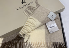 Carica l'immagine nel visualizzatore di Gallery, Marzotto home Coperta in pura lana ROSSI Adamello Check Classica con frangia scozzese azienda Marzotto home 100% lana vergine Magazzinieuropa