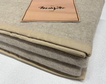 Carica l'immagine nel visualizzatore di Gallery, Marzotto home Coperta in pura lana vergine 100%  Marzotto lana Rossi Classica nocciola stock fine serie Magazzinieuropa