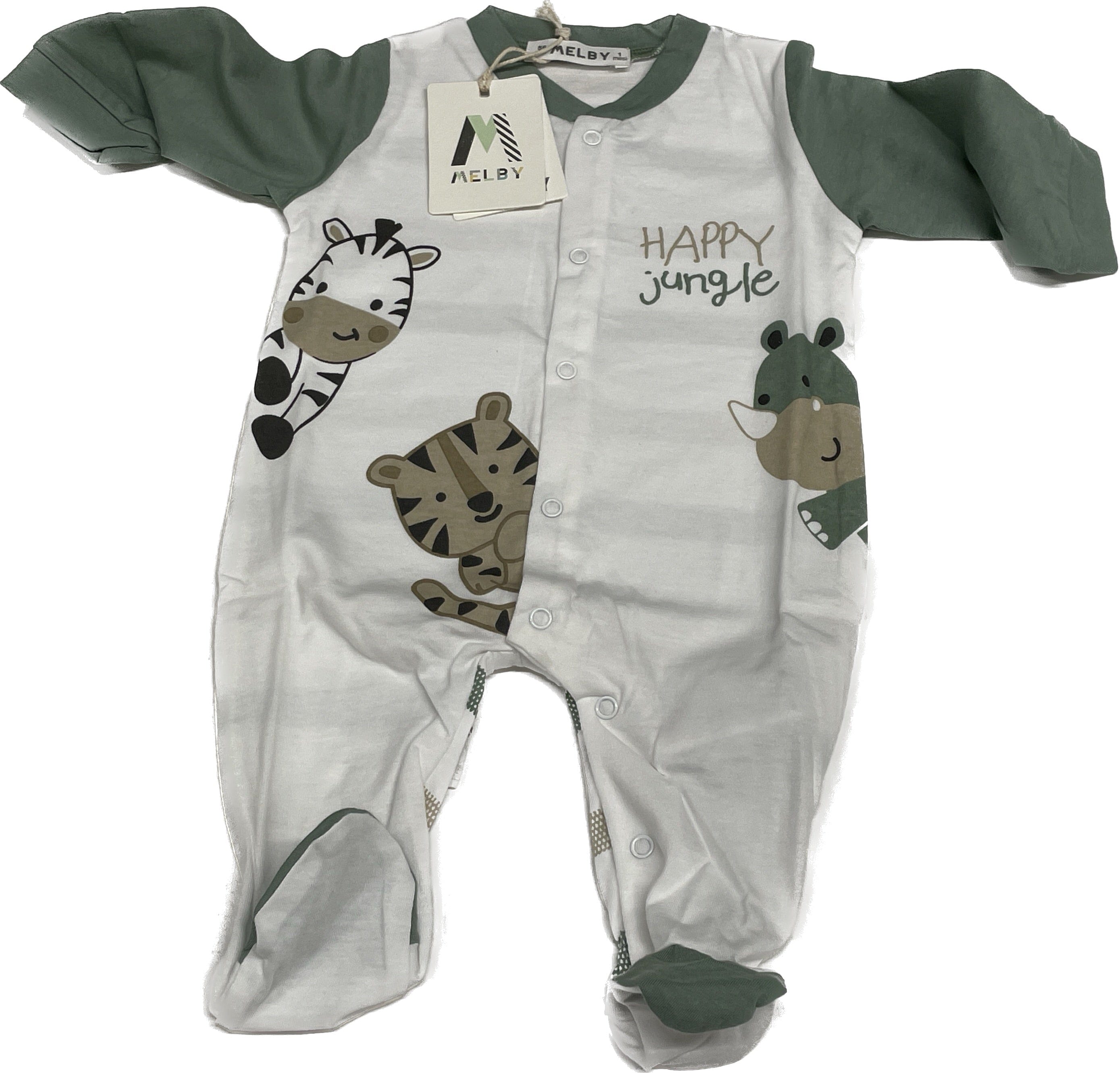 Melby Tutine Di Ciniglia Neonata Tutina Cotone Melby Neonato Savana