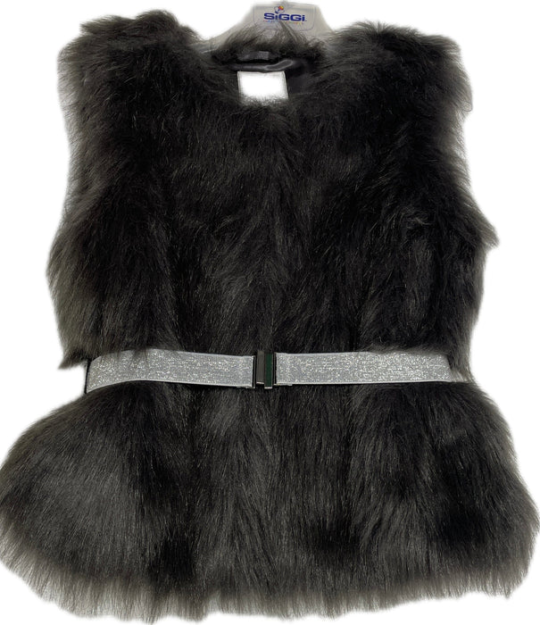 Miniconf Giacca bimba gilet di pelliccia ecologica Magazzinieuropa