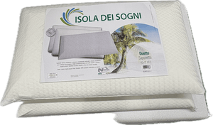 Niucci Guanciale Memory 3D la coppia Made in Italy 50x80 cm Italia Magazzinieuropa