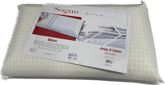 Niucci Guanciale Sogno H 13 cm saponetta jersey cotone Magazzinieuropa