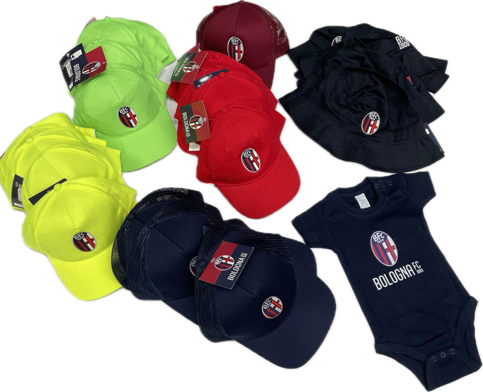 Perseo Trade srl Cappelli BFC Ufficiale del Bologna CALCIO leggeri estivi 25/26 Magazzinieuropa