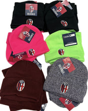 Carica l'immagine nel visualizzatore di Gallery, Perseo Trade srl Cuffia del Bologna calcio FC1909 25/26 ufficiale licenza Bologna 100% invernale Magazzinieuropa