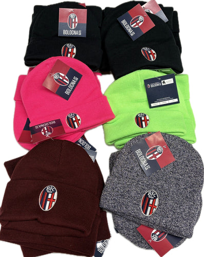 Perseo Trade srl Cuffia del Bologna calcio FC1909 25/26 ufficiale licenza Bologna 100% invernale Magazzinieuropa