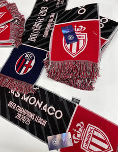 Perseo Trade srl Sciarpa As Monaco Ufficiale del Bologna FC1909 CHAMPIONS LEAGUE Magazzinieuropa