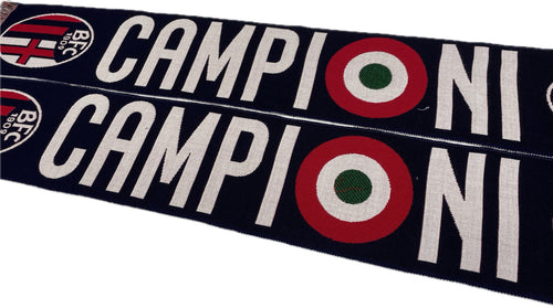 Perseo Trade srl Sciarpa Bologna Coppa Campioni Vittoria BFC1909 24/25 Ufficiale jacquard storica classica Magazzinieuropa