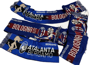 Perseo Trade srl Sciarpa Coppa Italia Atalanta Bergamo Vs Bologna BFC1909 24/25 Ufficiale Vittoria Magazzinieuropa