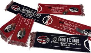 Perseo Trade srl Sciarpa Europa League Phase Scfreiburg Vs Ufficiale del Bologna BFC 2025/26 Magazzinieuropa