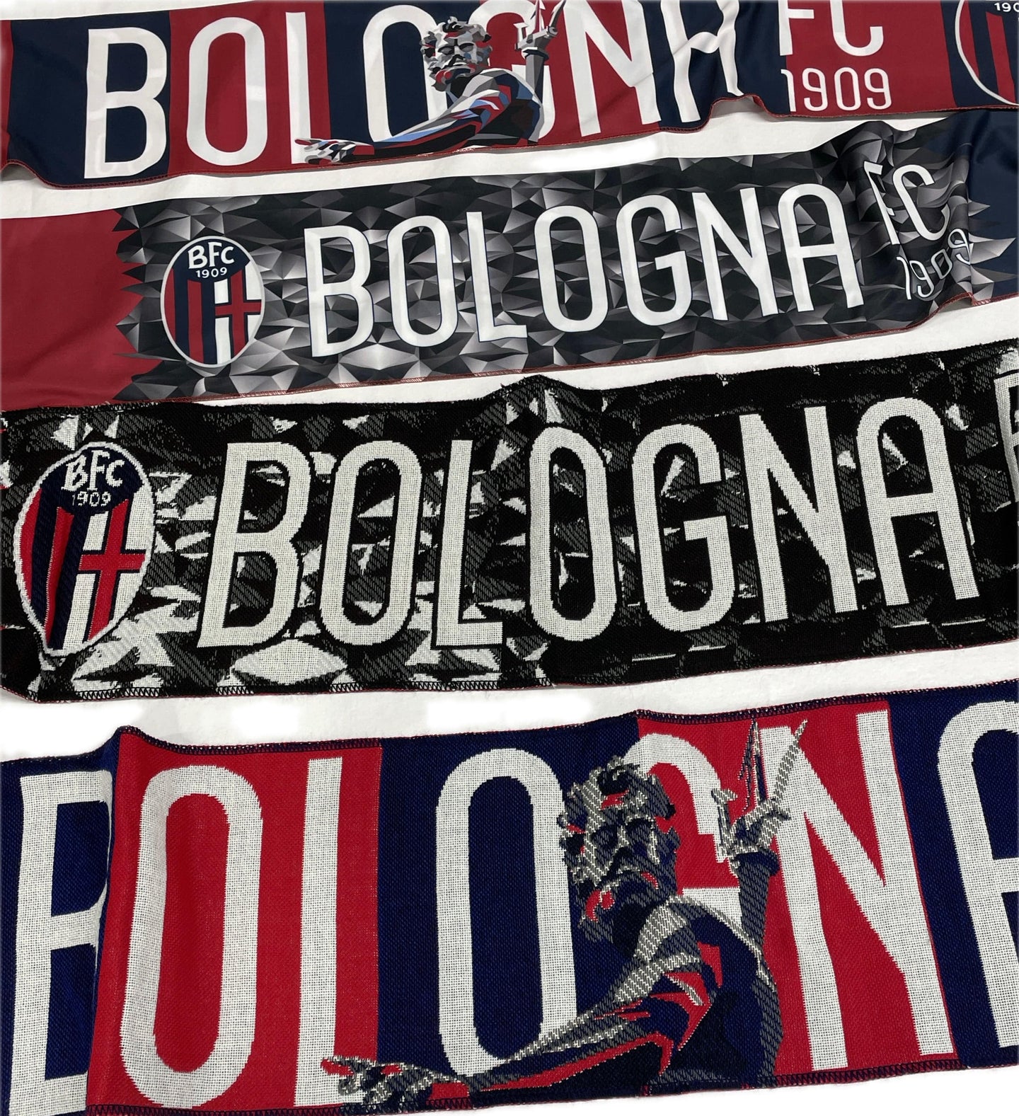 Perseo Trade srl Sciarpa Ufficiale del Bologna FC1909 nuove grafiche 2025 pensate e leggera Magazzinieuropa