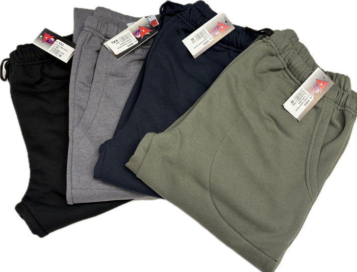 Rigisport Pantaloni tuta cotone felpato 100% made in Italy unisex con elastico e tasche Magazzinieuropa