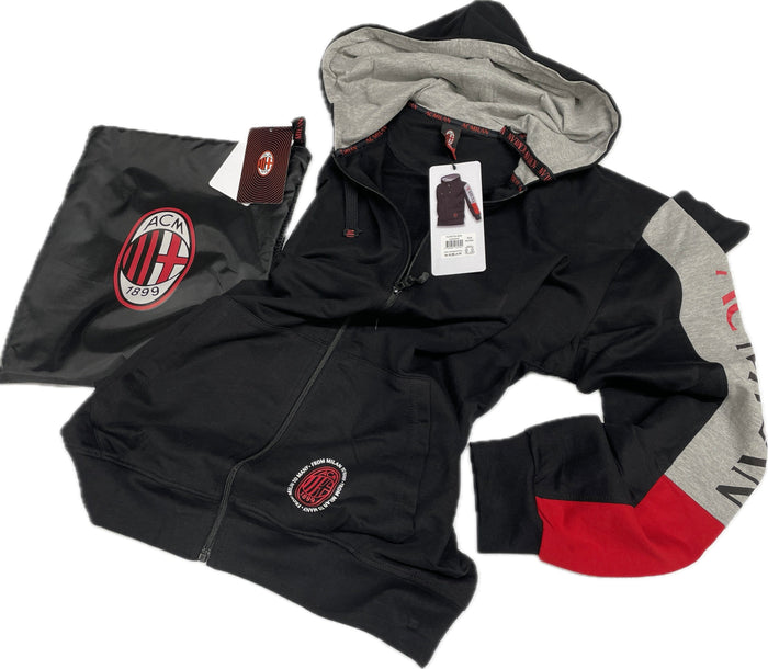 Sabor Felpa Milan calcio M24/25 Ufficiale cotone 100% Magazzinieuropa