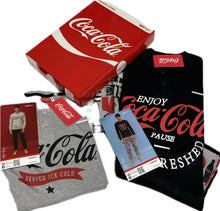 Carica l&#39;immagine nel visualizzatore di Gallery, Sabor Pigiama Coca-Cola in calco cotone 100% Uomo Ufficiali 2026 Magazzinieuropa