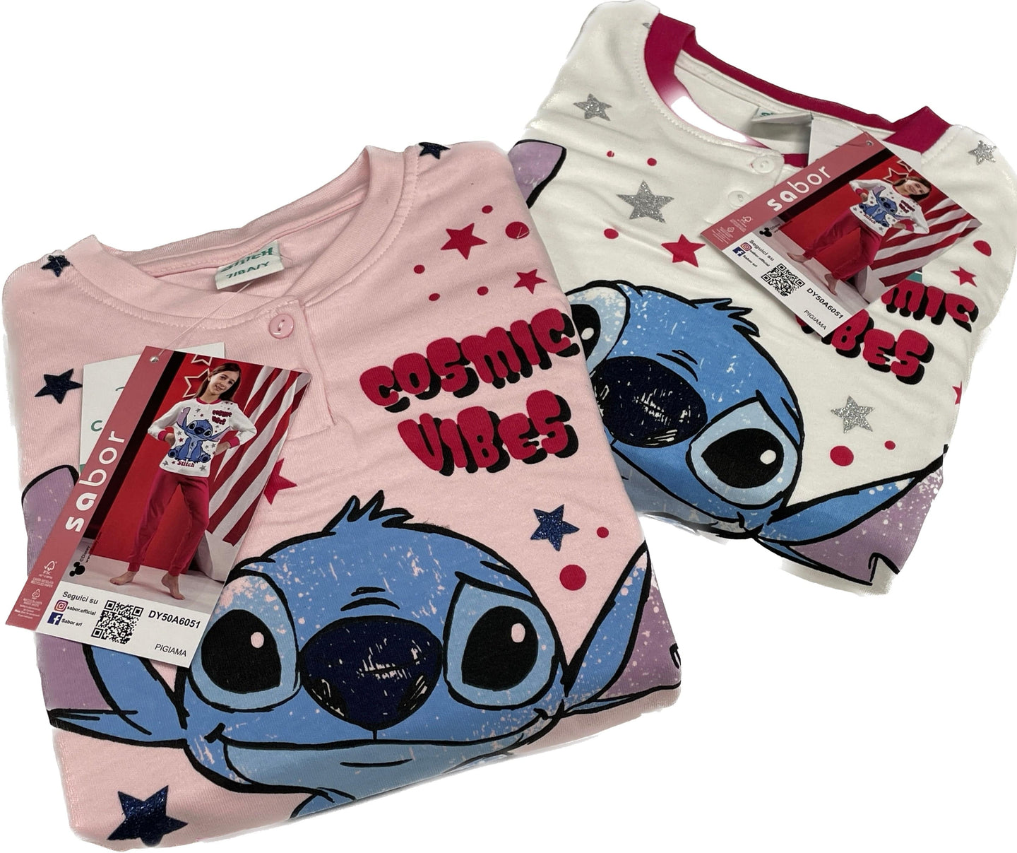 Sabor Pigiama Stitch cotone caldo 100% Magazzinieuropa