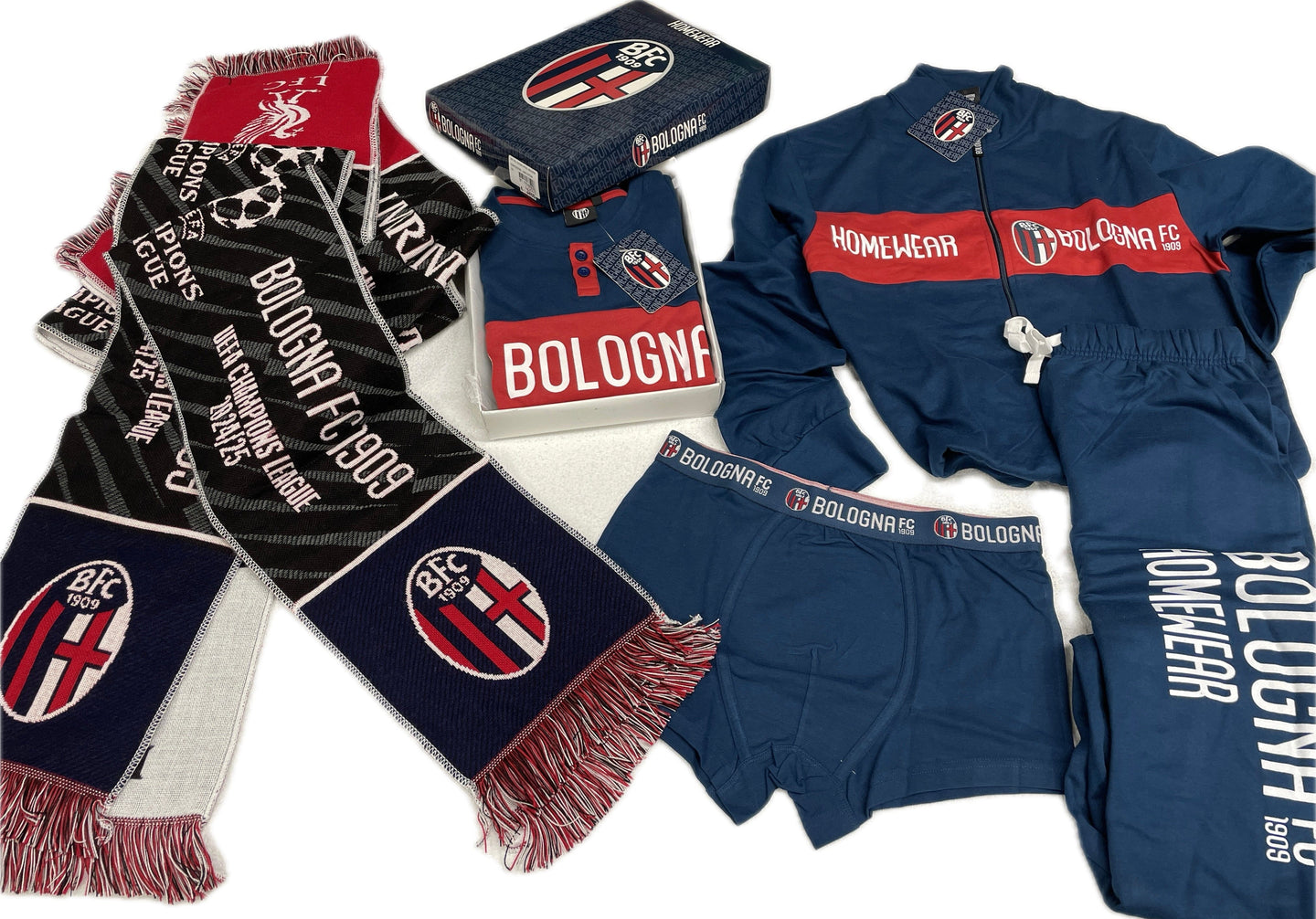 Sabor Tuta Bologna Calcio FBC 1909 Ufficiale cotone felpato Magazzinieuropa