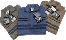 Carica l'immagine nel visualizzatore di Gallery, salitex srls Maglione uomo mezza zip di lana made in Italy Magazzinieuropa