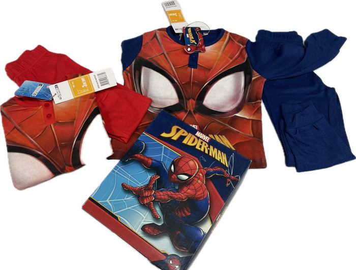 San City Pigiami Spider-man cotone caldo 100% Magazzinieuropa