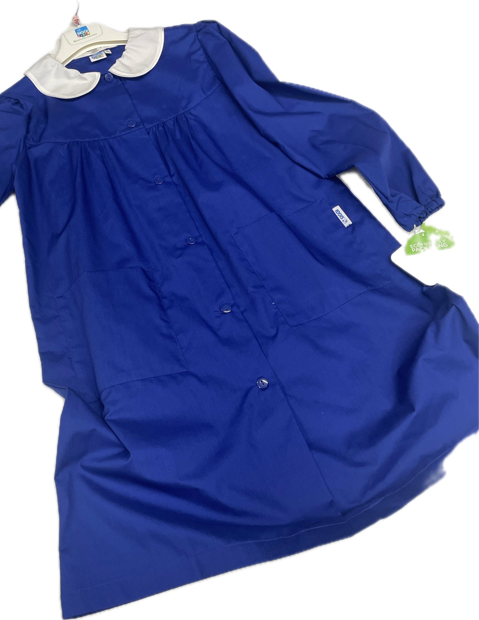 Grembiule bambina blu da scuola del siggi